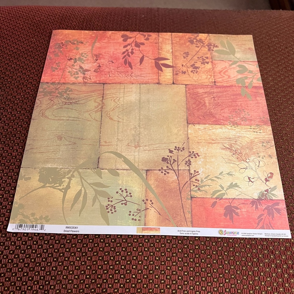 Fall Assorted Scrapbook Paper - Picture 2 of 16